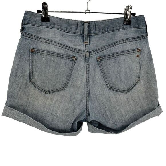 Madewell‎ Distressed Cuffed Denim Shorts Size 26 - Picture 2 of 6